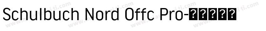 Schulbuch Nord Offc Pro字体转换